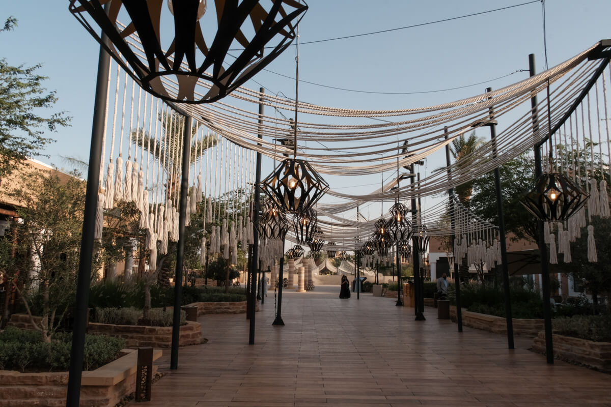 Diriyah Bujairi terasse entrance