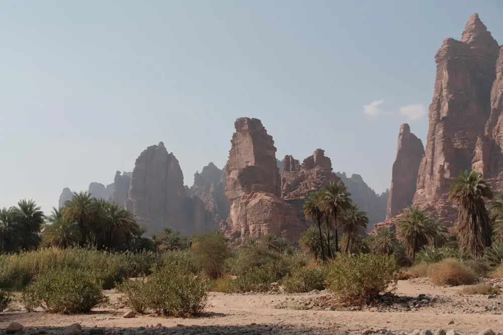 Wadi Al Disah in Saudi Arabia